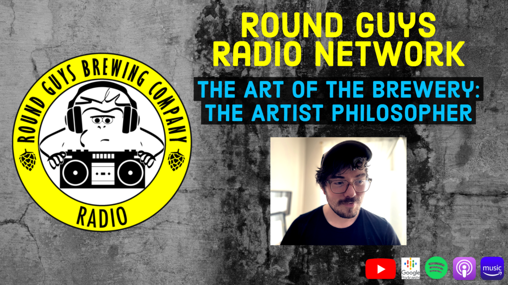 Round Guys Radio Network Banner Image featuring the Headway Art Collective.