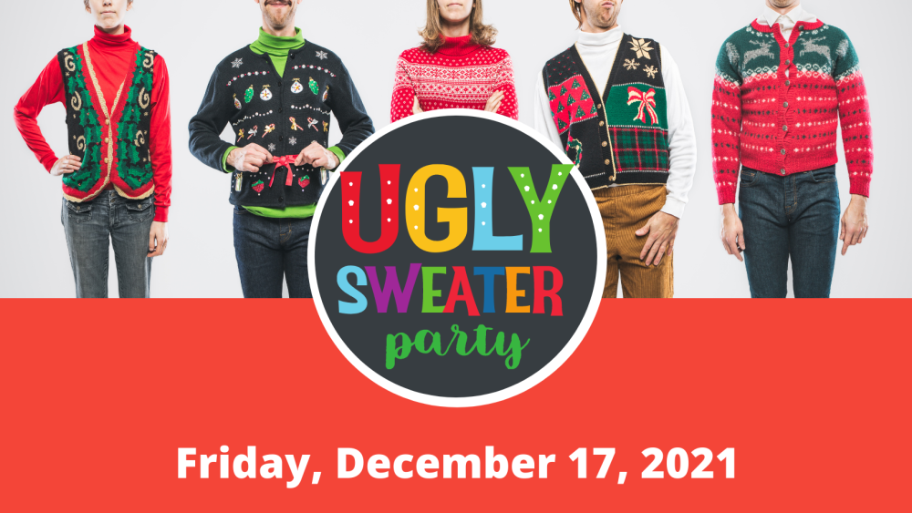 Join us for an Ugly Sweater Party at Round Guys Brewing Company in Lansdale, PA on December 17th, 2021!